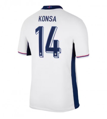 England Ezri Konsa #14 Hjemmebanetrøje EM 2024 Kort ærmer